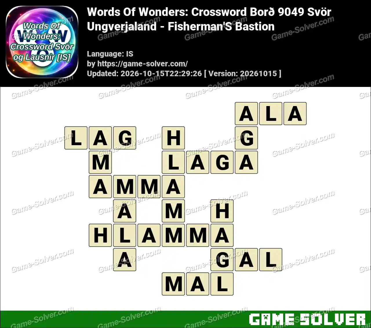Words Of Wonders: Crossword Borð 9049 Svör – Ungverjaland – Fisherman’S Bastion